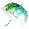 Conch Conch 1260S Bubble Clear Dome Shape Umbrella in Forest Print 1260S